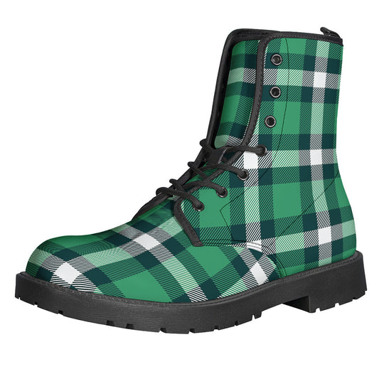 Irish St. Patrick's Day Plaid Print Backpack