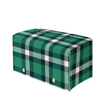 Irish St. Patrick's Day Plaid Print Leather Tissue Box Cover