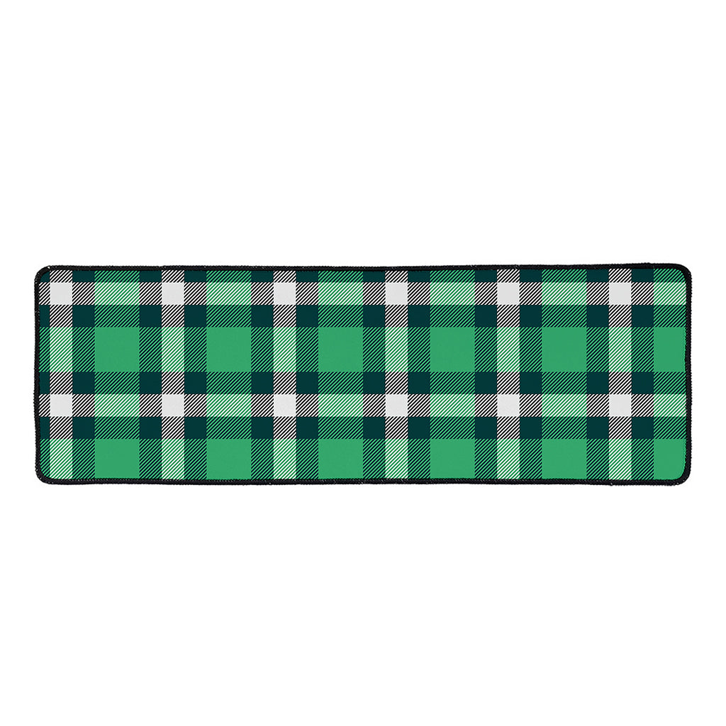 Irish St. Patrick's Day Plaid Print Long Kitchen Mat