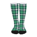 Irish St. Patrick's Day Plaid Print Long Socks
