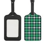 Irish St. Patrick's Day Plaid Print Luggage Tag
