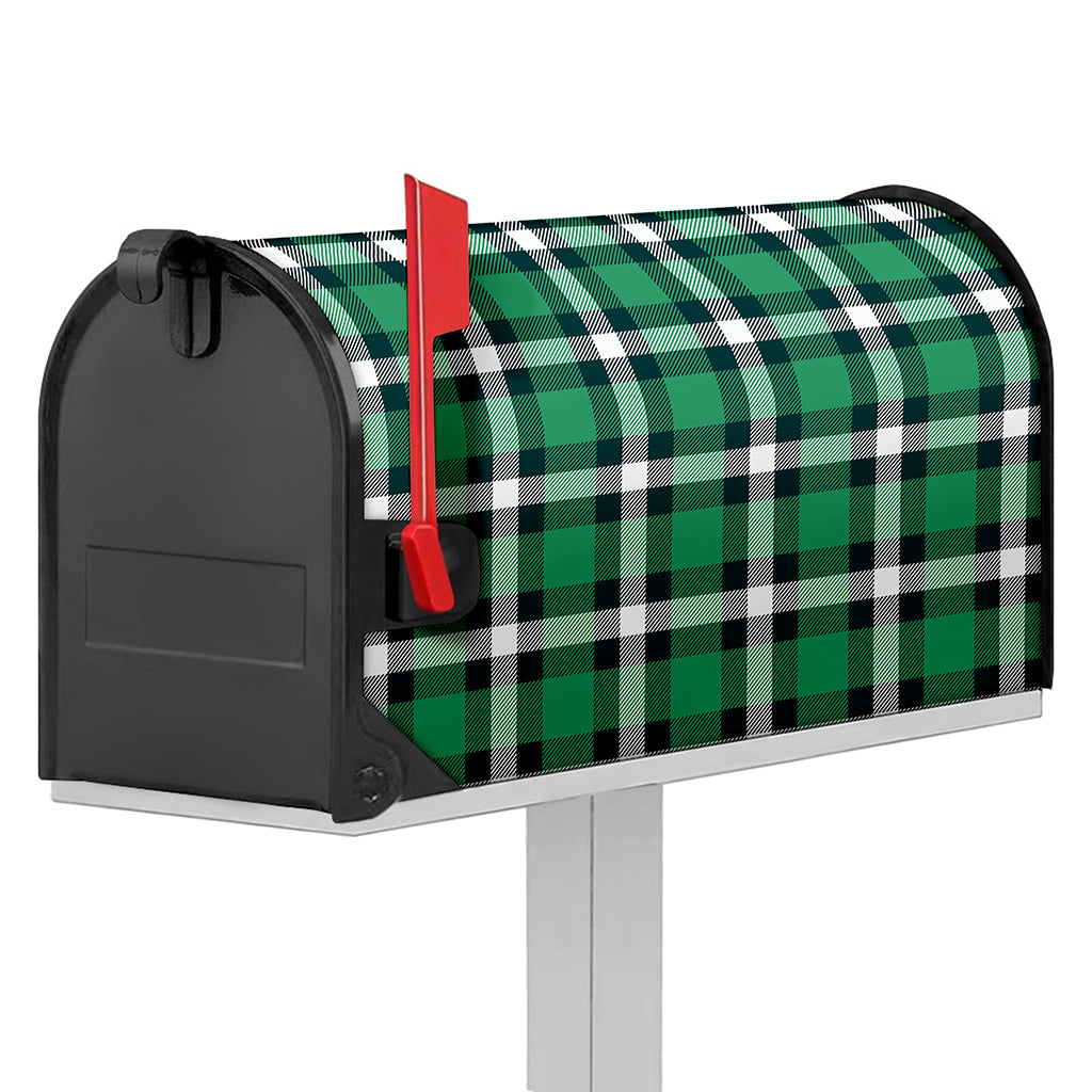 Irish St. Patrick's Day Plaid Print Mailbox Cover