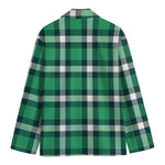 Irish St. Patrick's Day Plaid Print Men's Blazer