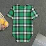 Irish St. Patrick's Day Plaid Print Men's Bodysuit