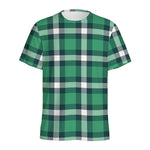 Irish St. Patrick's Day Plaid Print Men's Sports T-Shirt