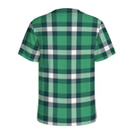 Irish St. Patrick's Day Plaid Print Men's Sports T-Shirt