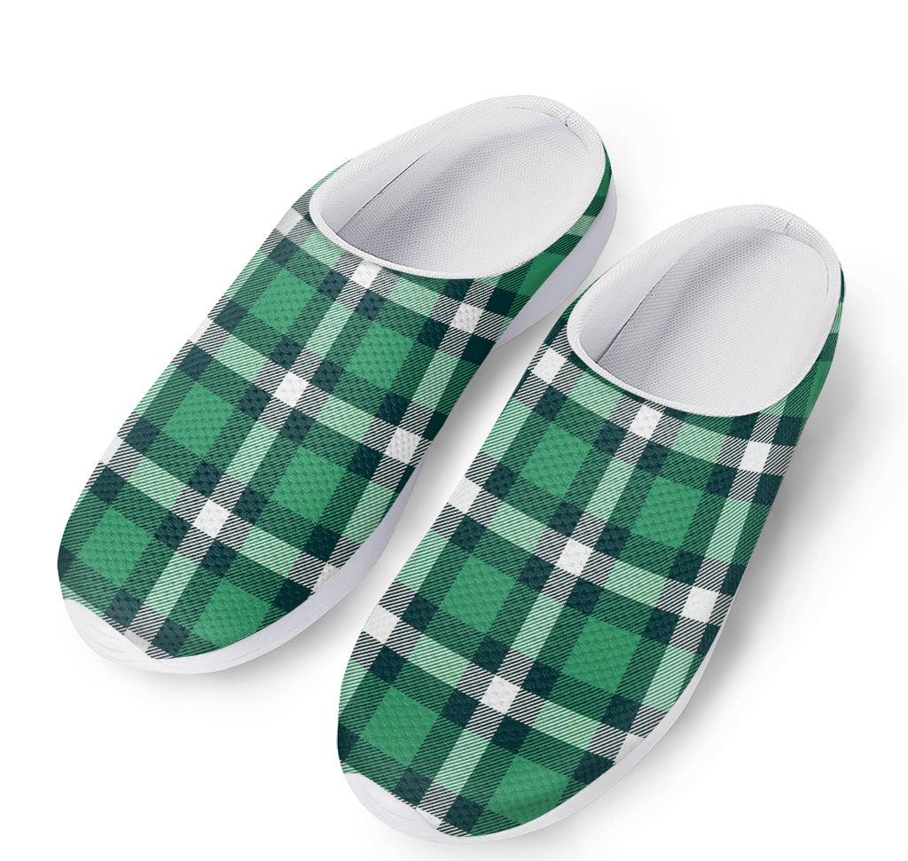 Irish St. Patrick's Day Plaid Print Mesh Casual Shoes