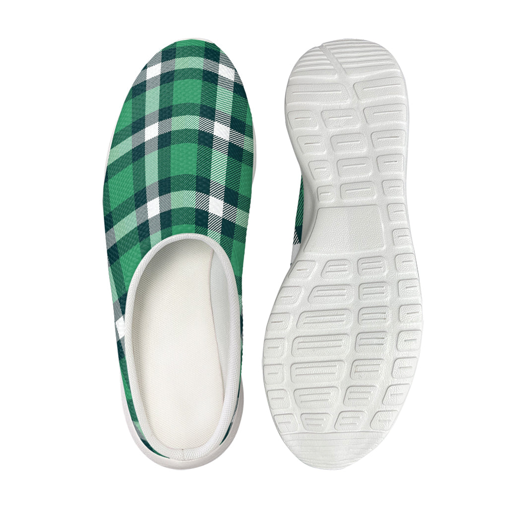Irish St. Patrick's Day Plaid Print Mesh Casual Shoes