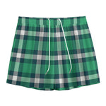 Irish St. Patrick's Day Plaid Print Mesh Shorts