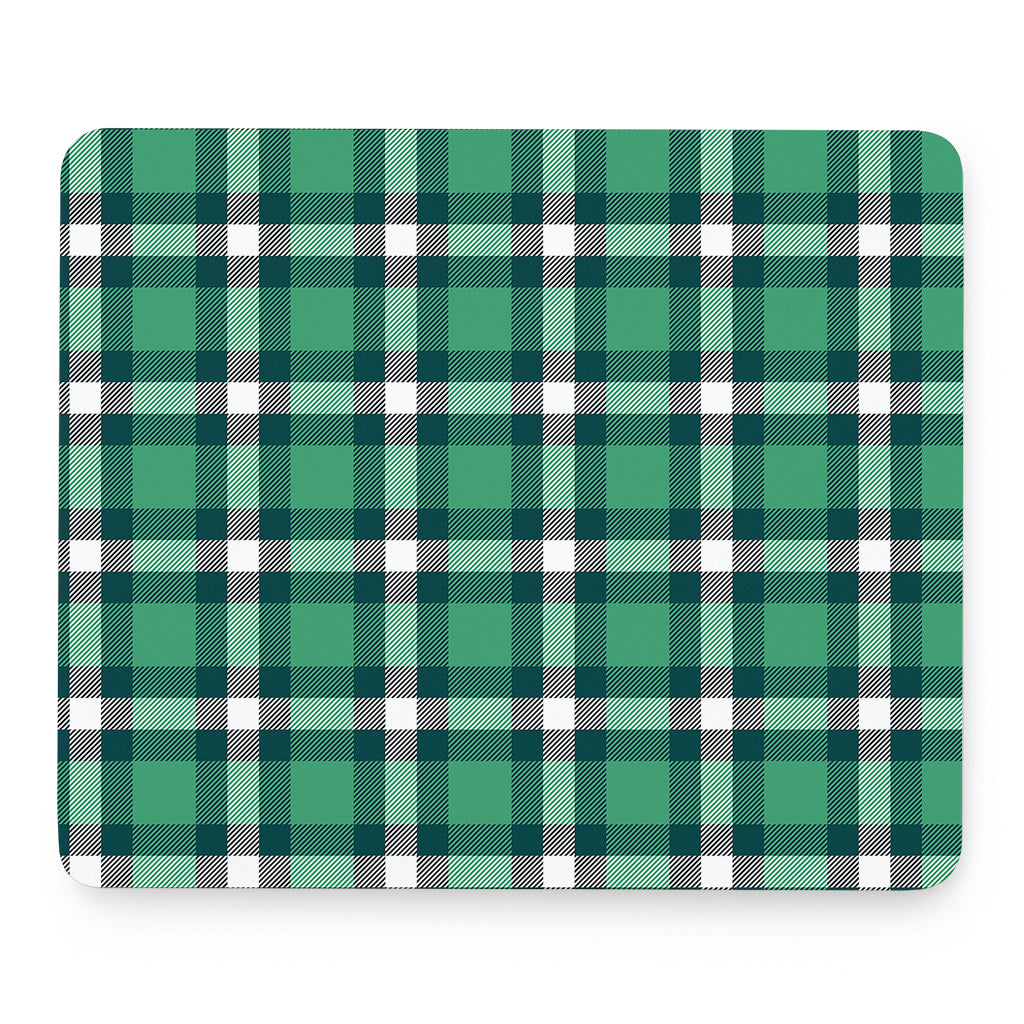 Irish St. Patrick's Day Plaid Print Mouse Pad