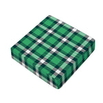 Irish St. Patrick's Day Plaid Print Outdoor Seat Cushion Cover
