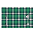 Irish St. Patrick's Day Plaid Print Placemat