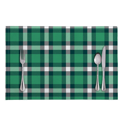 Irish St. Patrick's Day Plaid Print Placemat