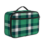 Irish St. Patrick's Day Plaid Print Portable Lunch Bag