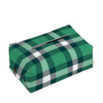 Irish St. Patrick's Day Plaid Print Rectangle Tissue Box Cover