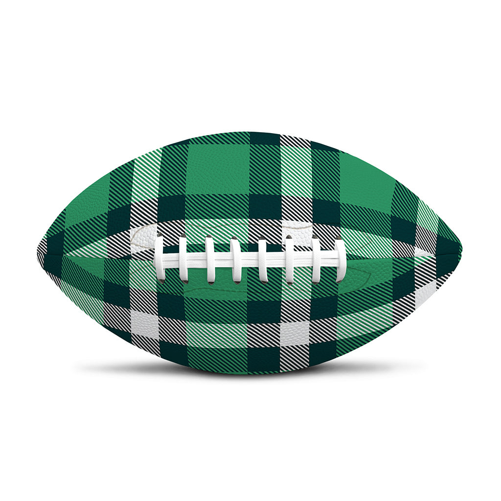 Irish St. Patrick's Day Plaid Print Rugby Ball