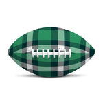 Irish St. Patrick's Day Plaid Print Rugby Ball