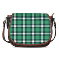 Irish St. Patrick's Day Plaid Print Saddle Bag