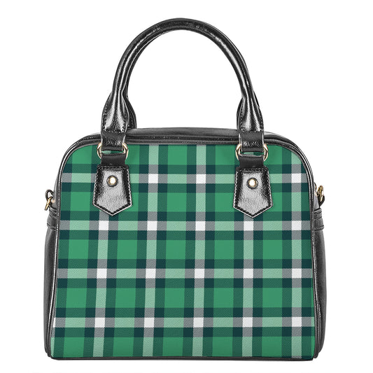 Irish St. Patrick's Day Plaid Print Shoulder Handbag
