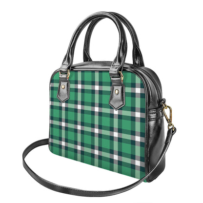 Irish St. Patrick's Day Plaid Print Shoulder Handbag