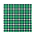 Irish St. Patrick's Day Plaid Print Silk Bandana