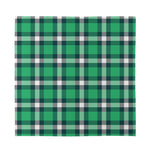 Irish St. Patrick's Day Plaid Print Silk Bandana
