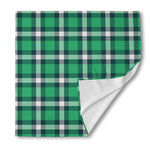 Irish St. Patrick's Day Plaid Print Silk Bandana