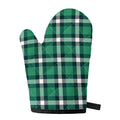 Irish St. Patrick's Day Plaid Print Single Oven Mitt