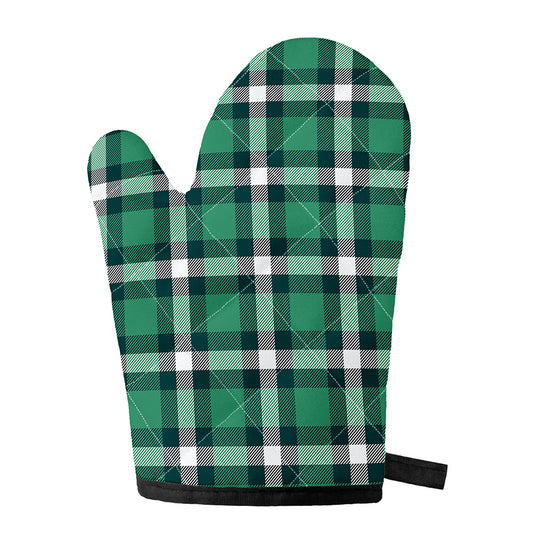 Irish St. Patrick's Day Plaid Print Single Oven Mitt