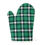 Irish St. Patrick's Day Plaid Print Single Oven Mitt