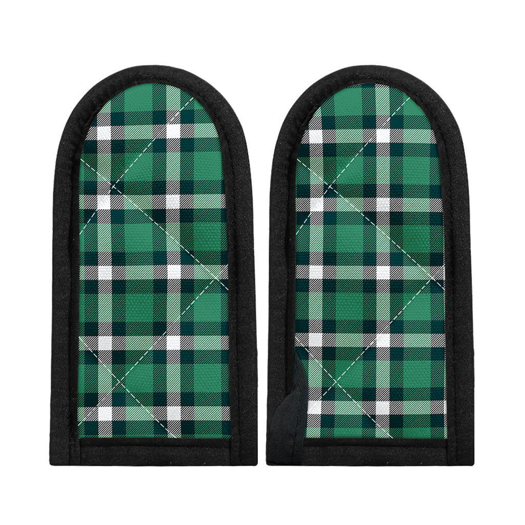 Irish St. Patrick's Day Plaid Print Skillet Handle Cover