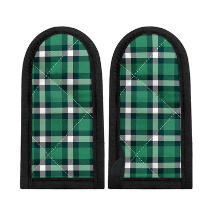 Irish St. Patrick's Day Plaid Print Skillet Handle Cover