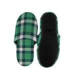 Irish St. Patrick's Day Plaid Print Slippers