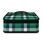 Irish St. Patrick's Day Plaid Print Small Lunch Bag