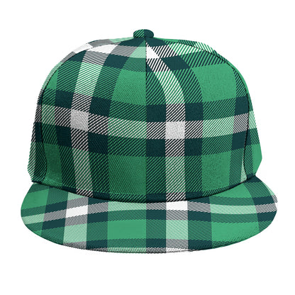 Irish St. Patrick's Day Plaid Print Snapback Cap