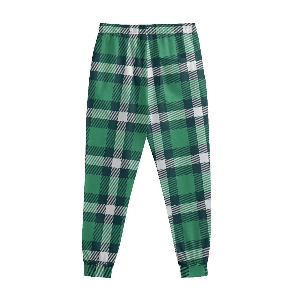 Irish St. Patrick's Day Plaid Print Sweatpants