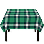Irish St. Patrick's Day Plaid Print Tablecloth