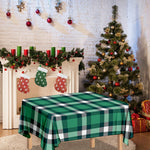 Irish St. Patrick's Day Plaid Print Tablecloth