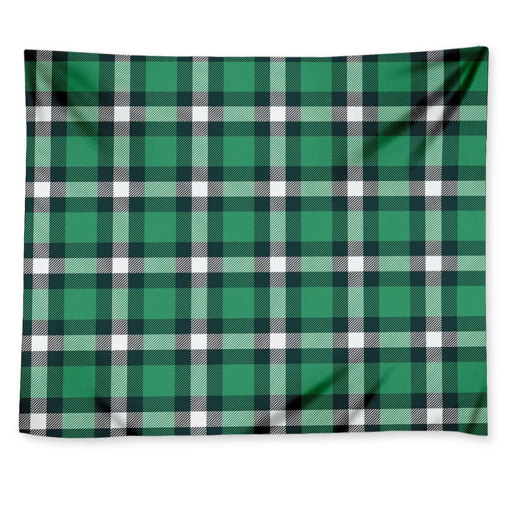 Irish St. Patrick's Day Plaid Print Tapestry