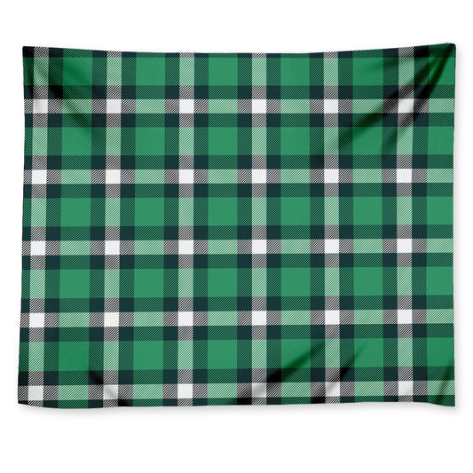 Irish St. Patrick's Day Plaid Print Tapestry