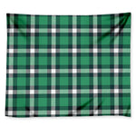 Irish St. Patrick's Day Plaid Print Tapestry
