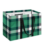 Irish St. Patrick's Day Plaid Print Utility Tote Bag
