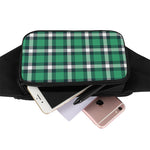Irish St. Patrick's Day Plaid Print Waist Bag