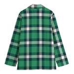 Irish St. Patrick's Day Plaid Print Women's Blazer
