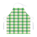 Irish St. Patrick's Day Tartan Print Adjustable Apron