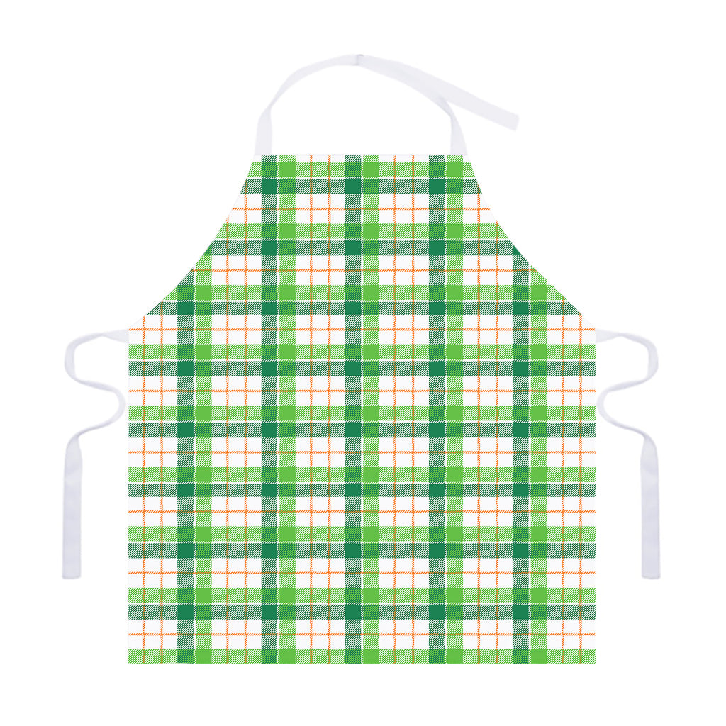 Irish St. Patrick's Day Tartan Print Adjustable Apron