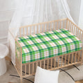 Irish St. Patrick's Day Tartan Print Baby Crib Sheet