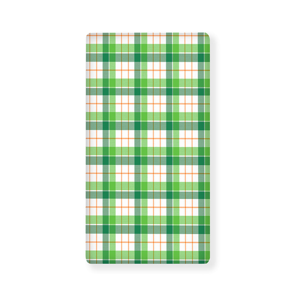 Irish St. Patrick's Day Tartan Print Baby Crib Sheet