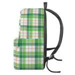 Irish St. Patrick's Day Tartan Print Backpack