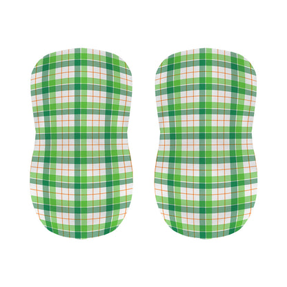 Irish St. Patrick's Day Tartan Print Bar Stool Covers